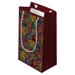 Vintage Mosaic Nutcracker Ballet Festive Custom Small Gift Bag