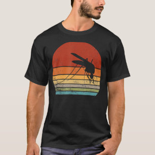Vintage Mosquito Retro Mosquito Silhouette Animal  T-Shirt