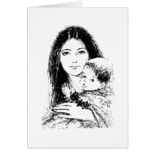 Vintage - Mother and Baby,