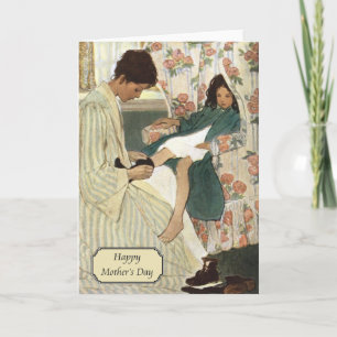 Vintage Mother and Child by Jessie Willcox Smith Card