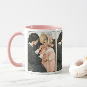 Vintage Mother and Child by Jessie Willcox Smith Mug