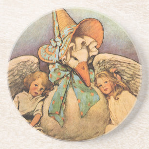 Vintage Mother Goose Children Jessie Willcox Smith Coaster
