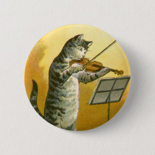 Vintage Mother Goose Nursery Rhyme Hey Diddle 6 Cm Round Badge