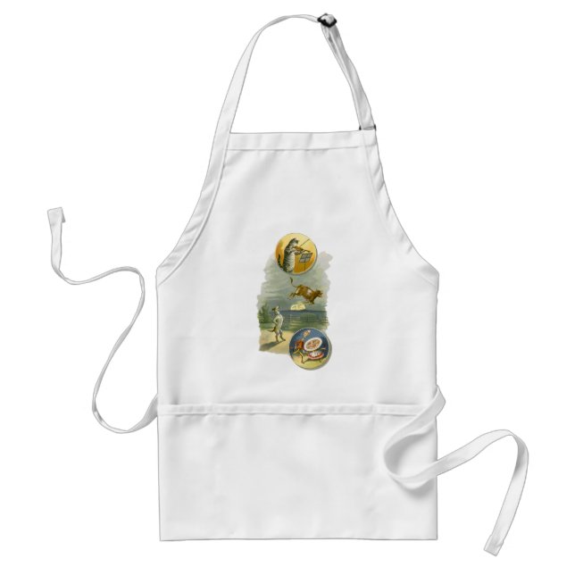 Vintage Mother Goose Nursery Rhyme Poem Standard Apron (Front)