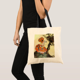 Vintage Mother Goose Nursery Rhyme Poem Tote Bag