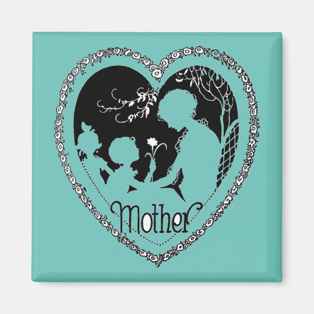 Vintage Mother Magnet (Front)