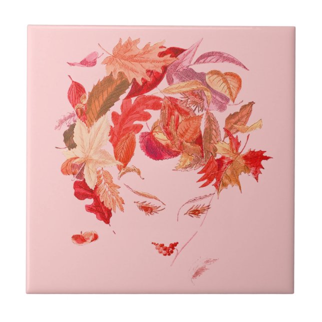 Vintage Mother Nature Ceramic Tile (Front)