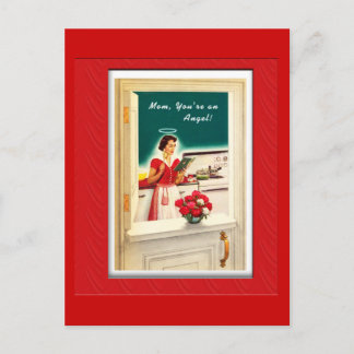 Vintage Mother's Day Angel Postcard