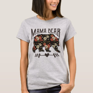 Vintage Mothers Day Birthday Mama Bear T-Shirt