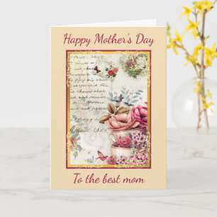 Vintage Mother's Day Collage Card