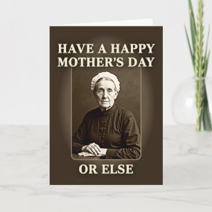 Vintage Mothers Day Command Card