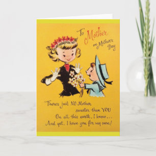 Vintage Mother's Day Greeting Card