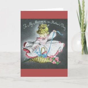 Vintage Mother's Day Greeting Card