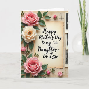 Vintage Mothers Day Photo Card