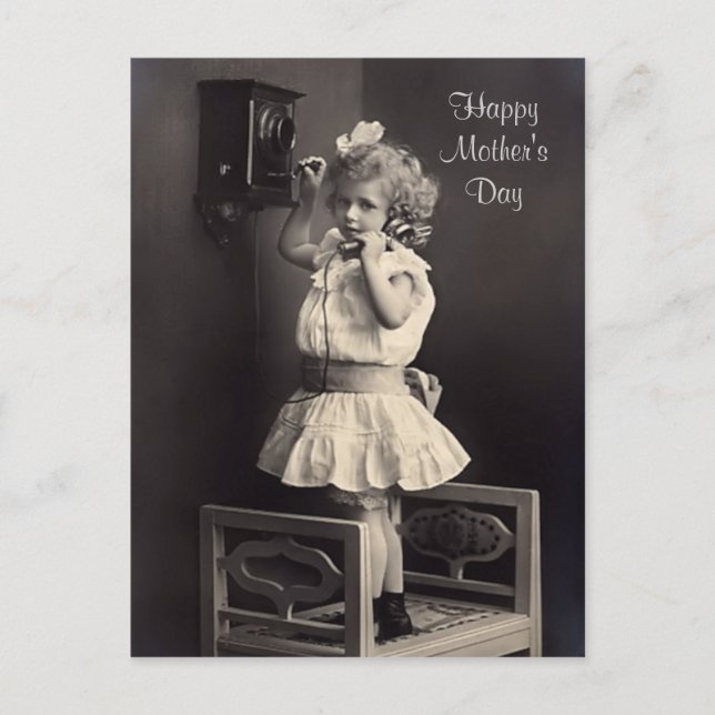 Vintage Mother's Day Postcard (Front)