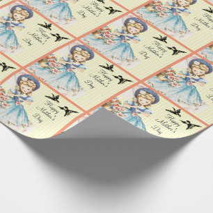 Vintage Mother's Day Wrapping Paper