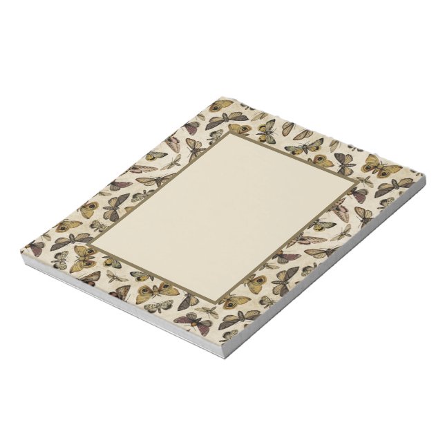 Vintage Moths Notepad (Rotated)