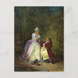Vintage Motive - The Proposal - Spitzweg Postcard