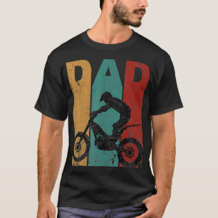 Vintage Motocross Dad Dirt Bike Fathers Day 4th Of T-Shirt