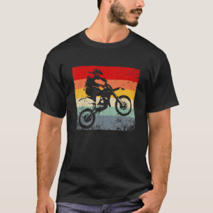 Vintage Motocross Dirt Bike Enduro Biker Men Dad P T-Shirt