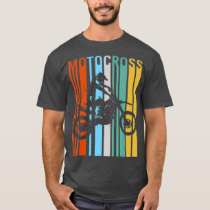 Vintage Motocross Dirt Rider Retro Motorcycle T-Shirt