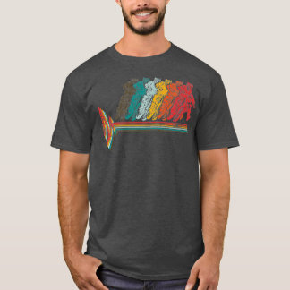 Vintage Motocross Heartbeat Retro DirtBike for T-Shirt