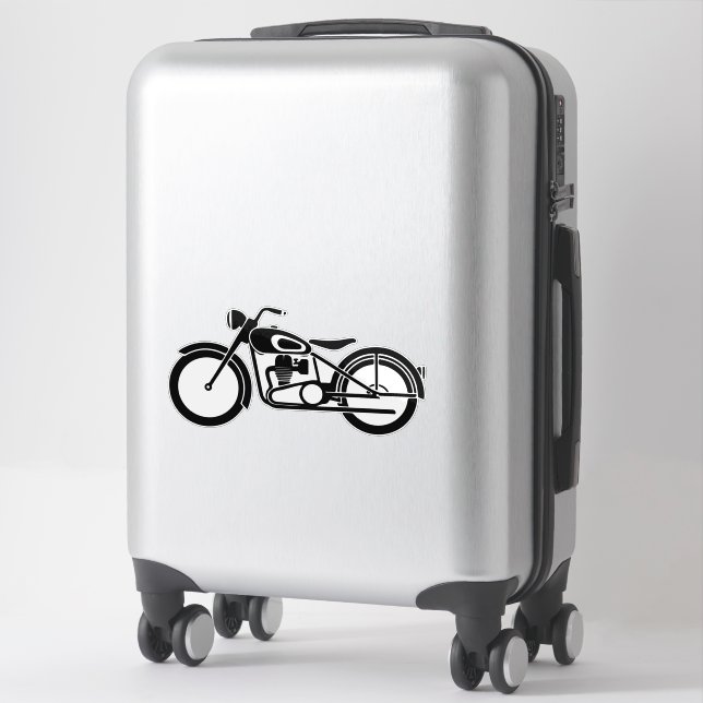 vintage motorbike  (Suitcase)