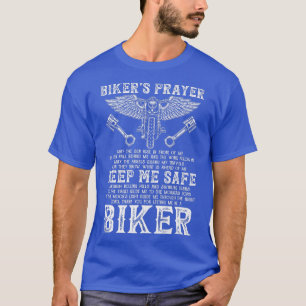 Vintage Motorcycle Biker Biker's Prayer Biking Mot T-Shirt