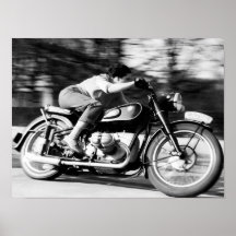 Vintage Motorcycle BMW R68 - 1954 Print