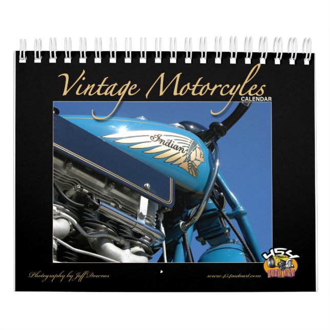 Vintage Motorcycle Calendar (Cover)