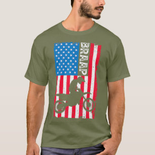 Vintage Motorcycle Dirt Bike Motocross American T-Shirt