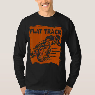 Vintage Motorcycle Flat Track Motorsports Rider O T-Shirt