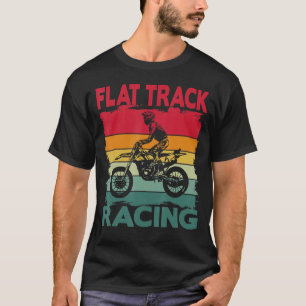 Vintage Motorcycle Flat Track Motorsports Rider Ou T-Shirt