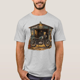 Vintage Motorcycle Garage Retro Americana Men's T- T-Shirt