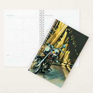 Vintage motorcycle gift planner