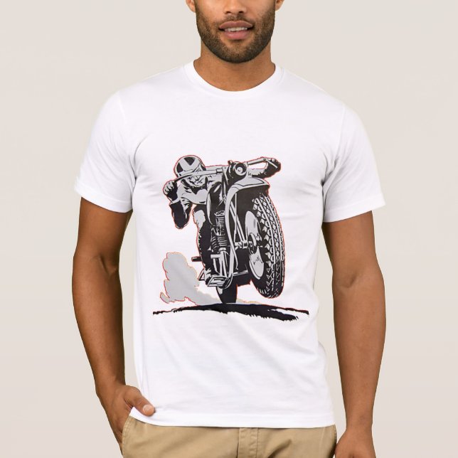 VINTAGE MOTORCYCLE  IMAGE. T-Shirt (Front)