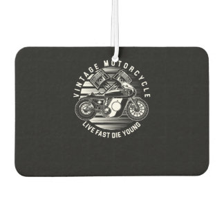 Vintage Motorcycle Racing Gift For Biker Car Air Freshener