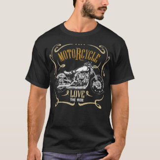 Vintage Motorcycle Rider Motorcycle Lover Biker T-Shirt
