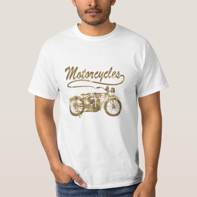 Vintage Motorcycle Tshirt (Front)