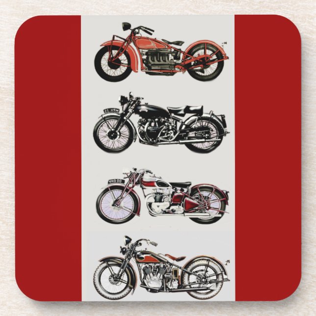 VINTAGE MOTORCYCLES COASTER (Front)