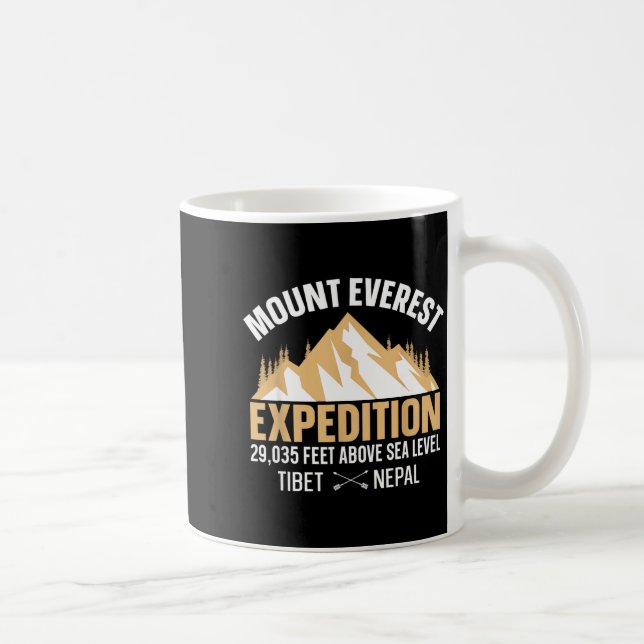 Vintage mount everest  coffee mug (Right)