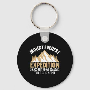 Vintage Mount Everest T Shirts Skiing Vacation Tri Key Ring