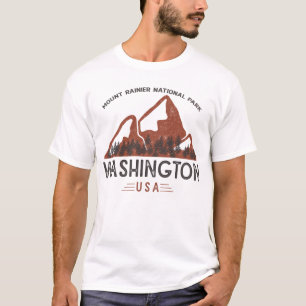 Vintage Mount Rainier National Park T-Shirt