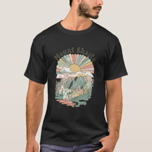 Vintage Mount Shasta California Mountains Hiking S T-Shirt