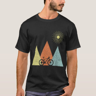 Vintage Mountain Bike MTB Bicycle Cycling Cyclist  T-Shirt