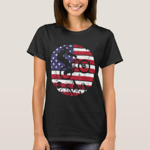Vintage Mountain Bike USA MTB Downhill Biking Gift T-Shirt