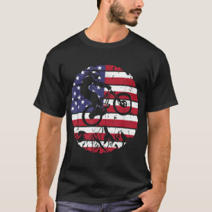 Vintage Mountain Bike USA MTB Downhill Biking Gift T-Shirt