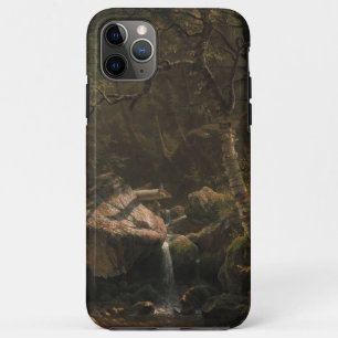 Vintage Mountain Brook by Albert Bierstadt iPhone 11 Pro Max Case
