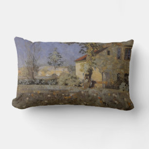 Vintage Mourier-Petersen House in Garden Lumbar Cushion
