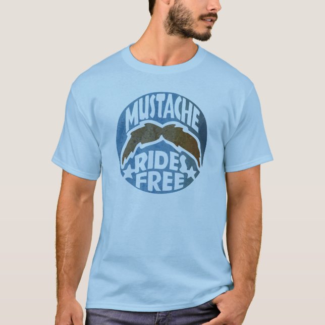 Vintage moustache shirt (Front)
